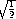 \sqrt{\frac{1}{2}}